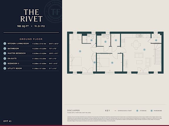 2 bed 2 bath L at The Foundry Apartments, Bordon