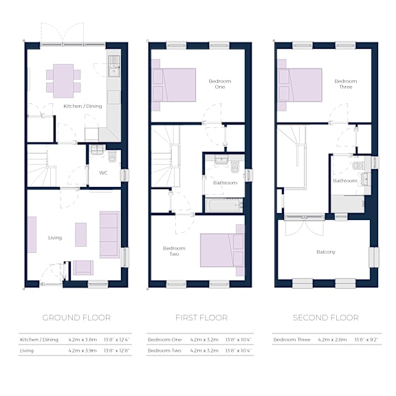 Woodford Floorplan at The Chapters , Ely