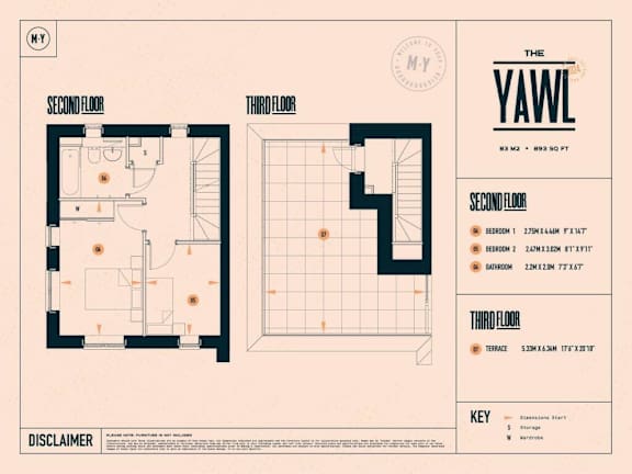 the floor plan of the apartment