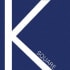 a blue and white square with the word square
