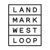 A sign that says land mark and west loop on it
