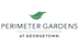 A logo for Perimeter Gardens at Georgetown.