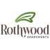 the logo for rothwood apartments is shown