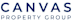 The image shows a logo with the words CANVAS PROPERTY GROUP.
