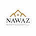 A logo for Nawaz Property Management LLC featuring a stylized house.