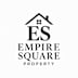 A logo for a property company called ES Empire Square.