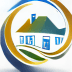 a logo for a home maintenance company with a house in the middle of the logo