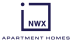 a house with a green background and a purple lettering on the front of it