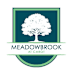 A logo with a tree and the words "Meadowbrook at Cabot" on it.