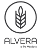 A logo with a wheat stalk in a circle and the word "ALVERA" below it.