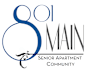The image is a logo for a senior apartment community.