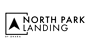 A logo with a mountain and the text "North Park Landing by Dhara".