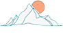 A mountain with a sun and the words "Mission Tierra" below it.