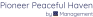 a font with the words power paradox on a green background