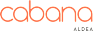 The image features the word "cabana" in orange letters.