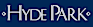 The image features the text "Hyde Park" in a stylized font.
