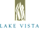 A logo with the text "Lake Vista" in front of a graphic of three stylized trees.