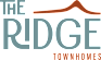 The Ridge Townhomes logo with a mountain peak.