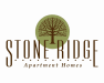 a logo for stone ridge apartment homes