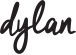 a green background with the word dahlia written in cursive fonts