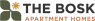 the box logo with the word and the apartment homes logo