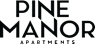 The image is a logo for Pine Manor Apartments.