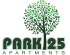 The Park 25 Apartment Logo features the brand name in clean, bold lettering, conveying a sense of professionalism and sophistication.