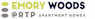 Emory Woods logo at Emory Woods Apartments, Durham, NC, 28205.
