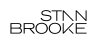 the logo with the word brooke on a white background