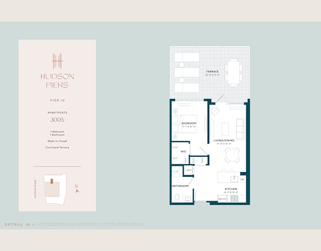 1 Bedrooms floor plan