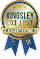Kingsley Excellence Resident Satisfaction Award from 2020