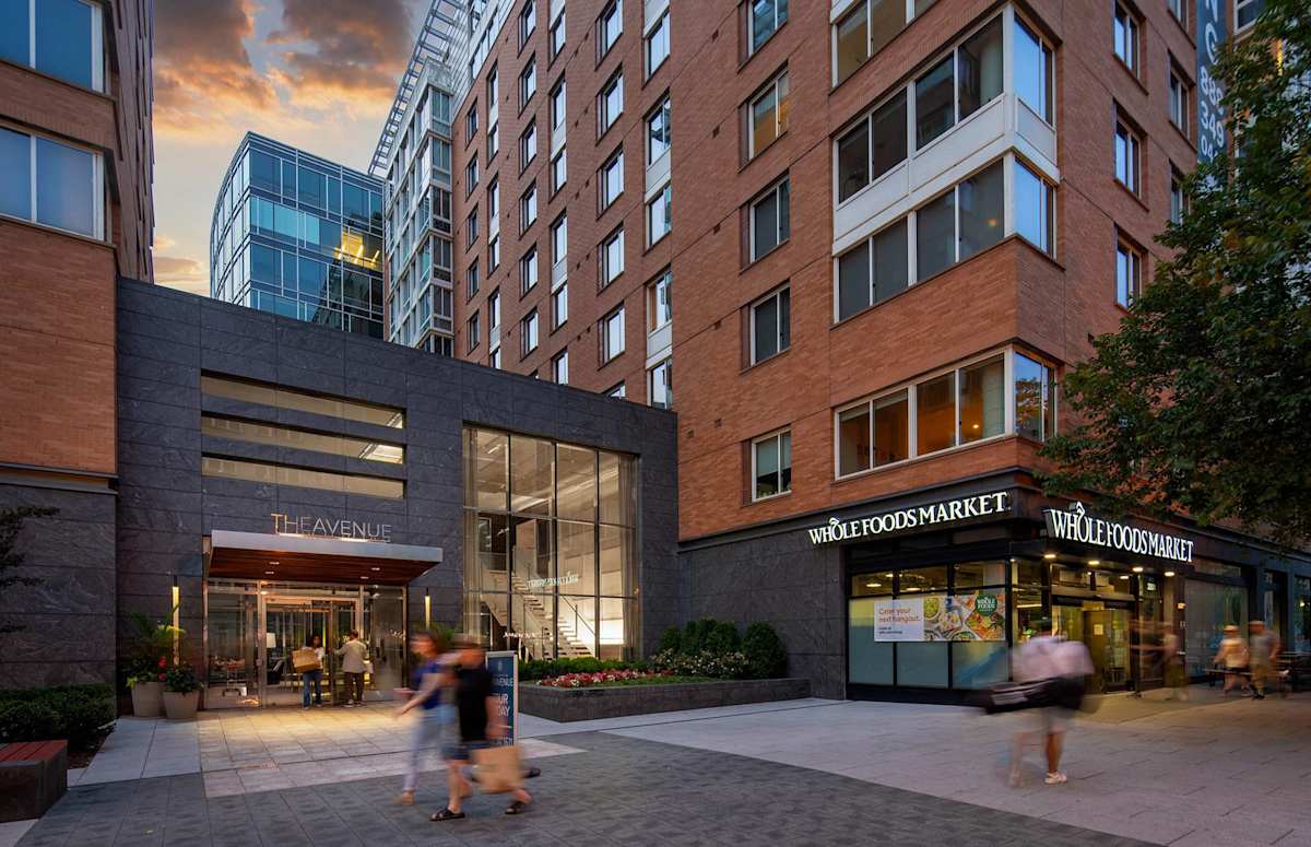 Residences on the Avenue building entrance - Washington, DC