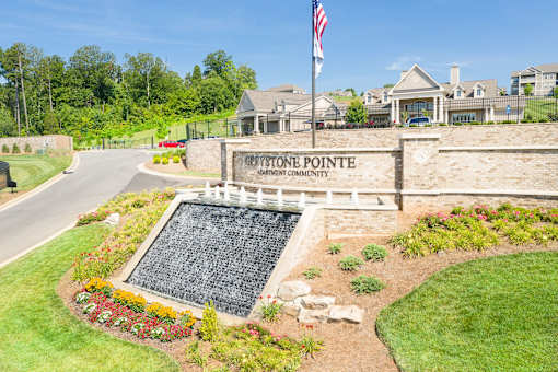Greystone Pointe gated entrance - Knoxville, TN