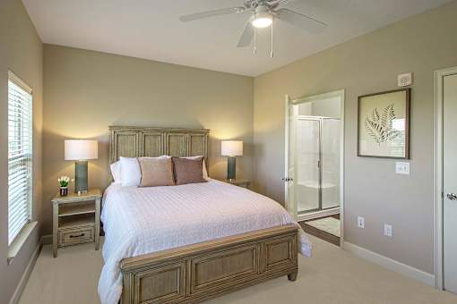 Greystone Pointe apartment bedroom view - Knoxville, TN