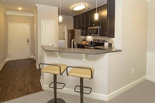 Greystone Pointe apartment kitchen and foyer - Knoxville, TN