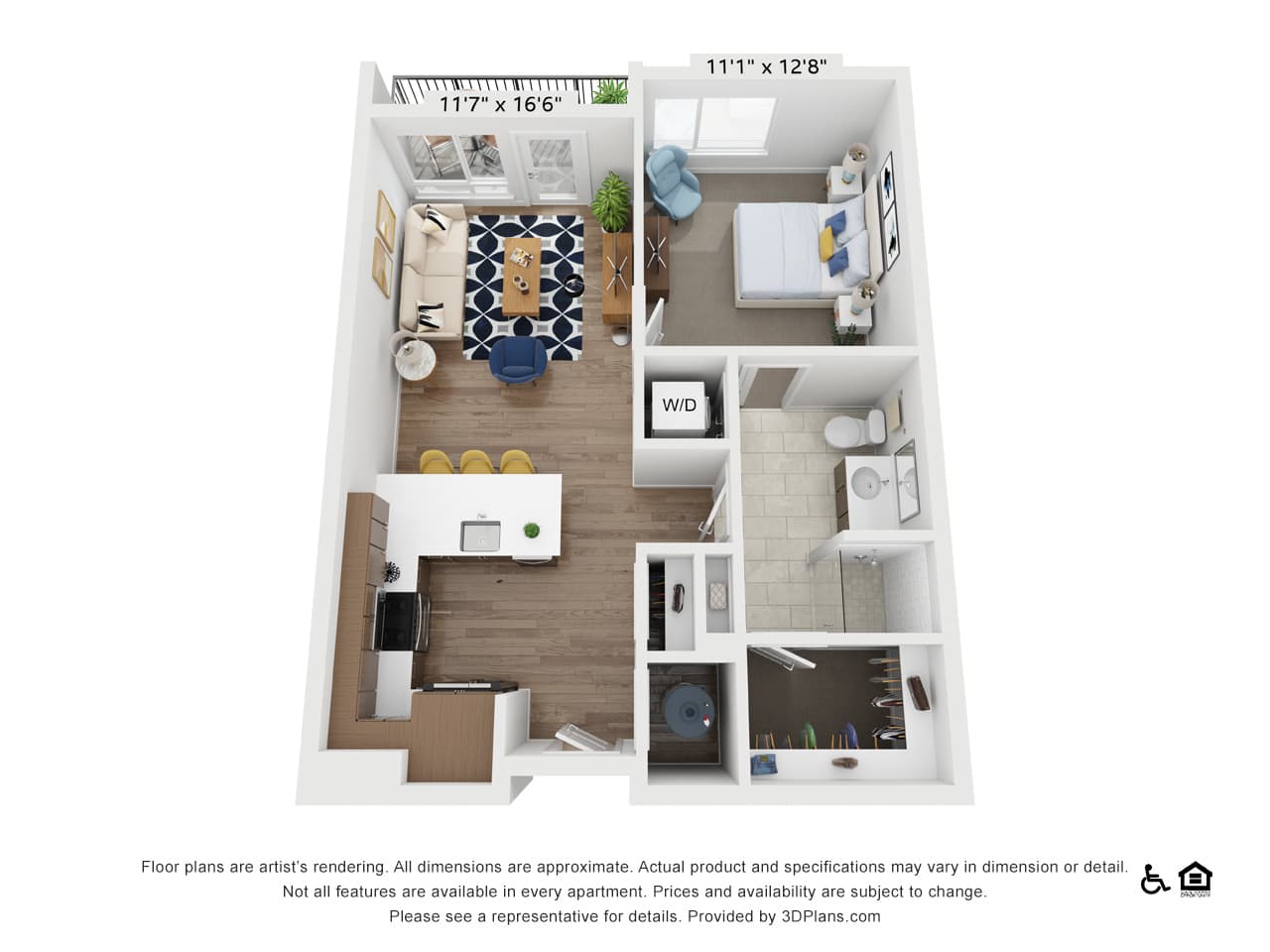 LoHi House Apartments A2 floor plan