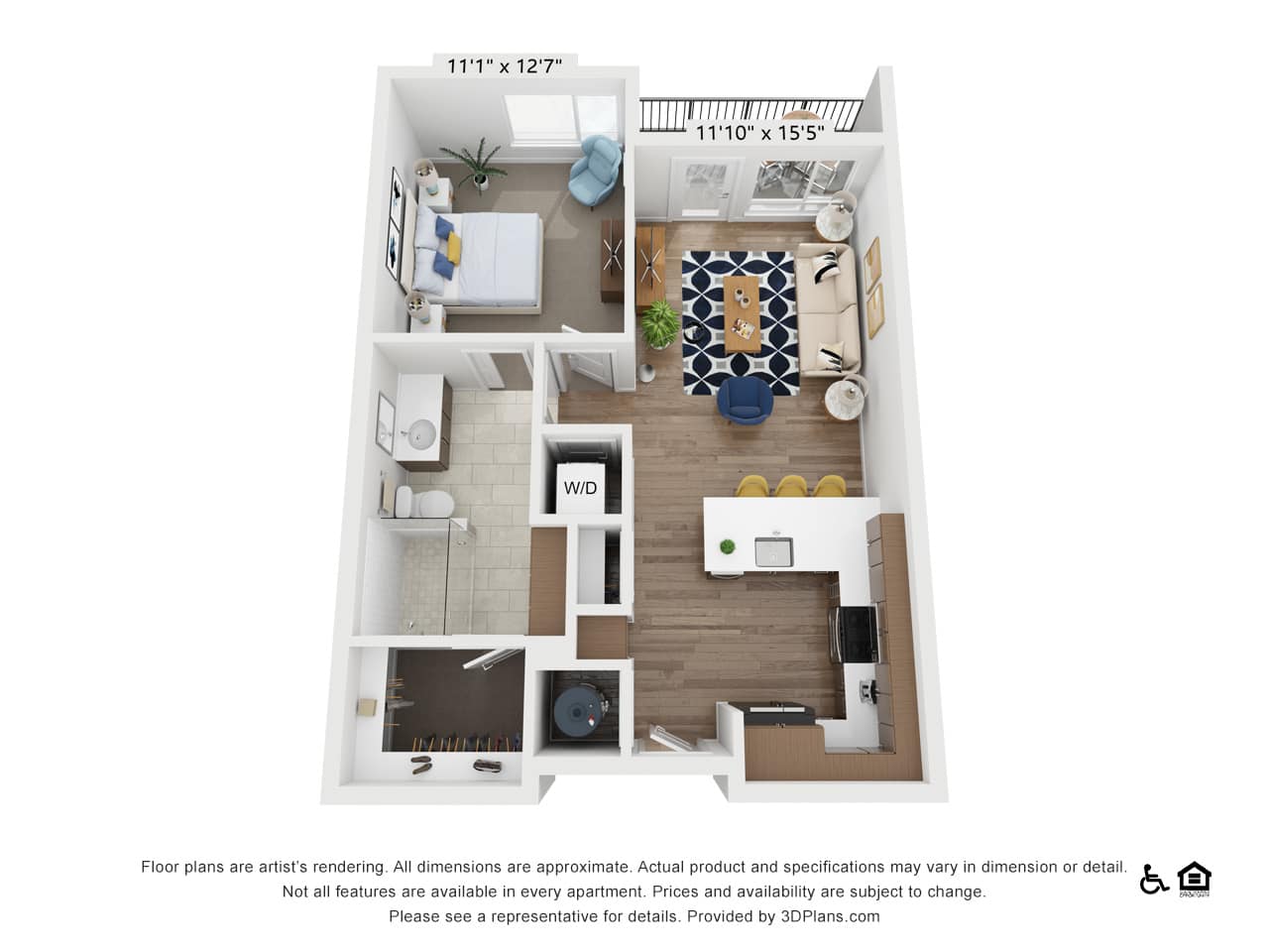 LoHi House Apartments A4 floor plan