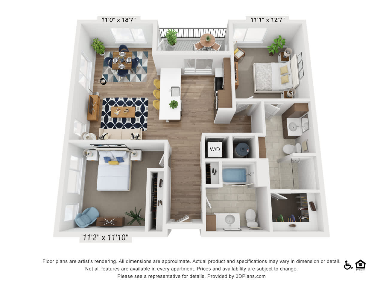 LoHi House Apartments B4 floor plan