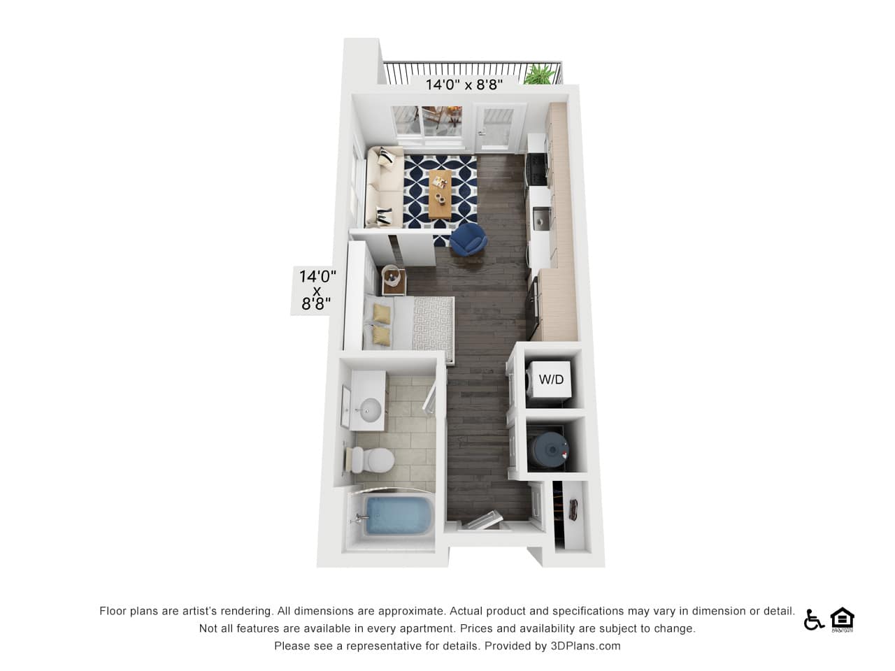 LoHi House Apartments S1 floor plan