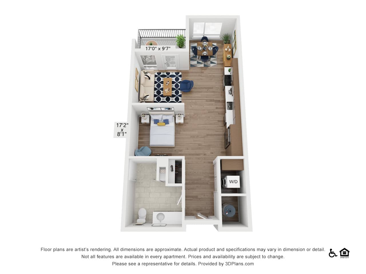 LoHi House Apartments S3 floor plan