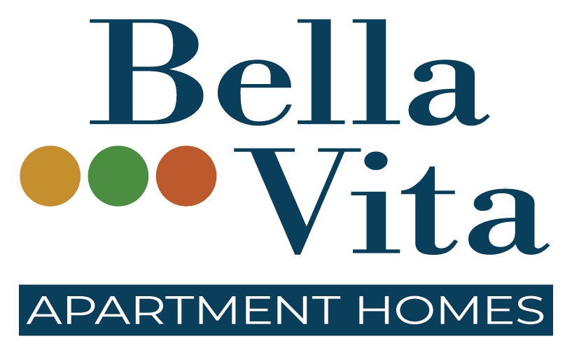 A logo for Bella Vita Apartment Homes.