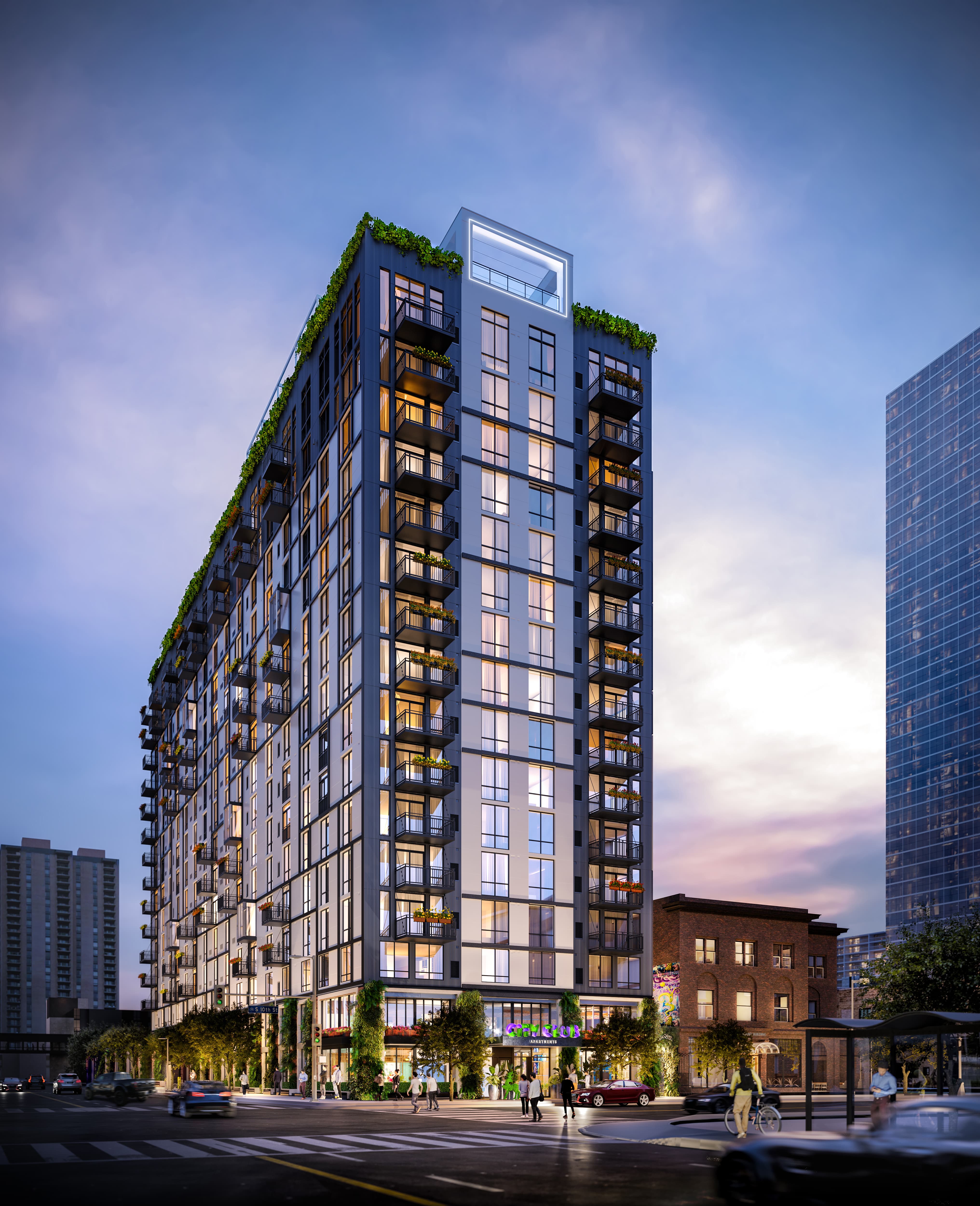 Artistry on 10th exterior rendering - Minneapolis, MN
