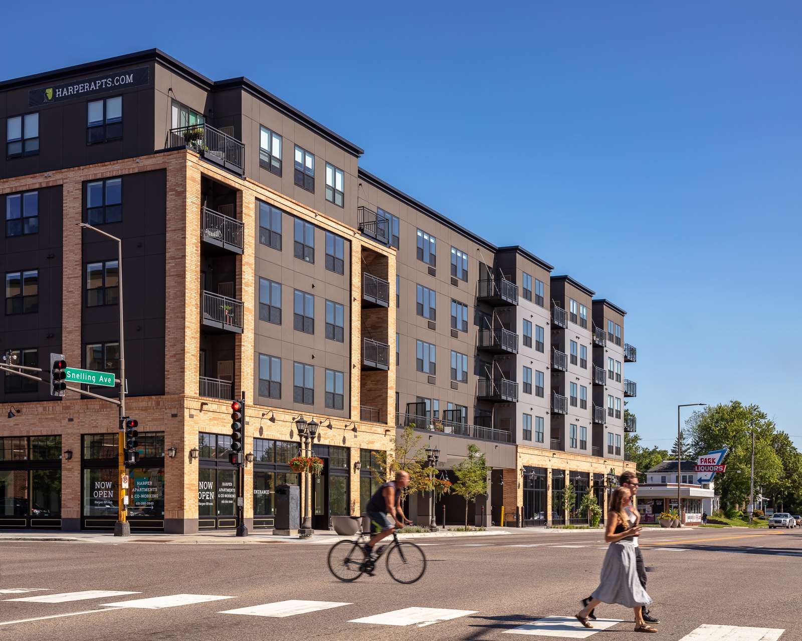 Harper apartment building exterior - St Paul, MN