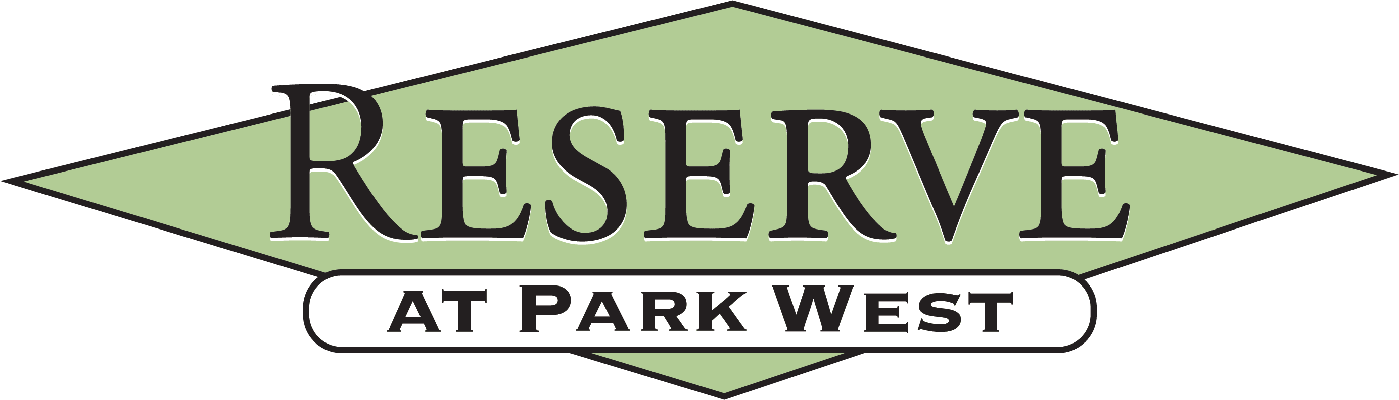 A sign that says Reserve at Park West.