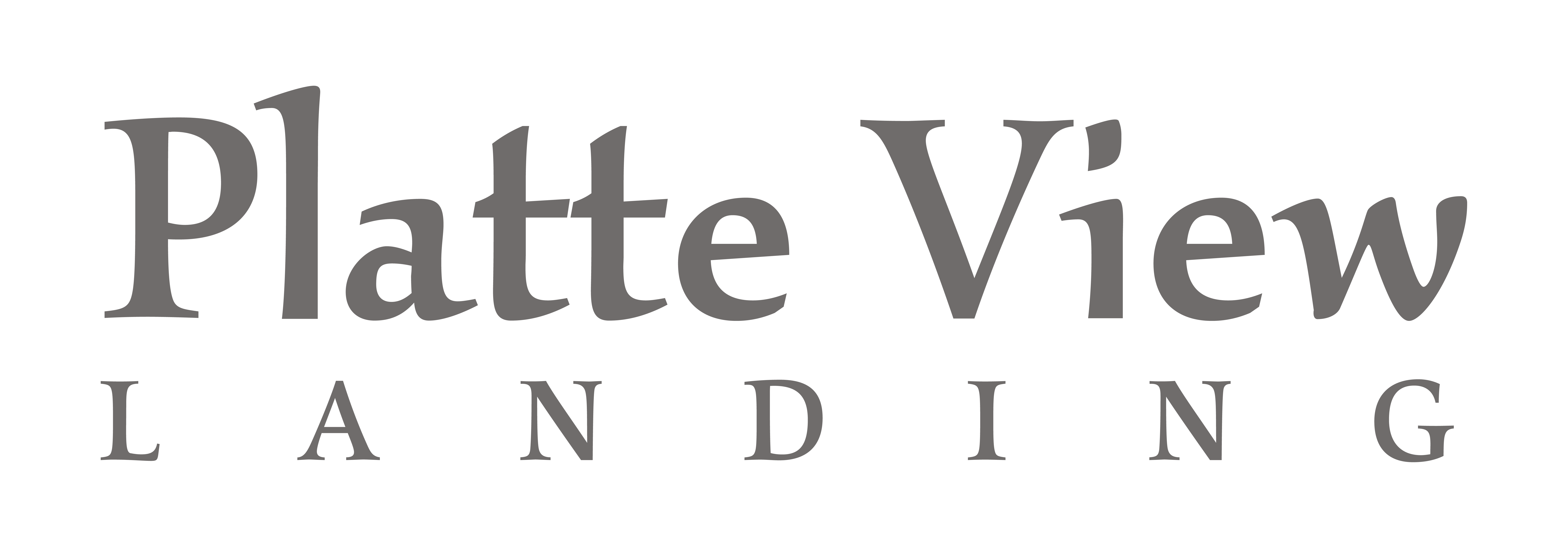 Platte View Landing logo