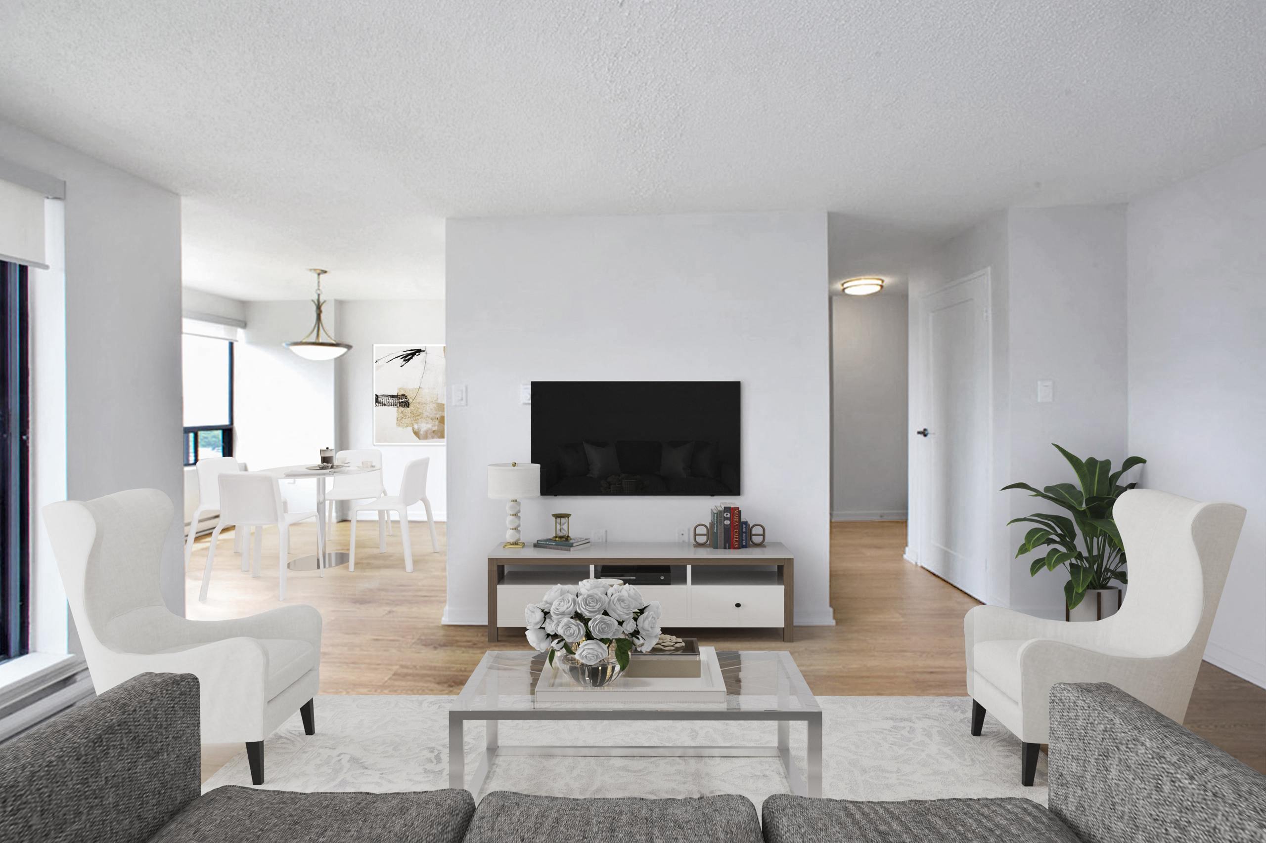 Riverbend Tower Apartments - 2 Bed 1 Bath B 5
