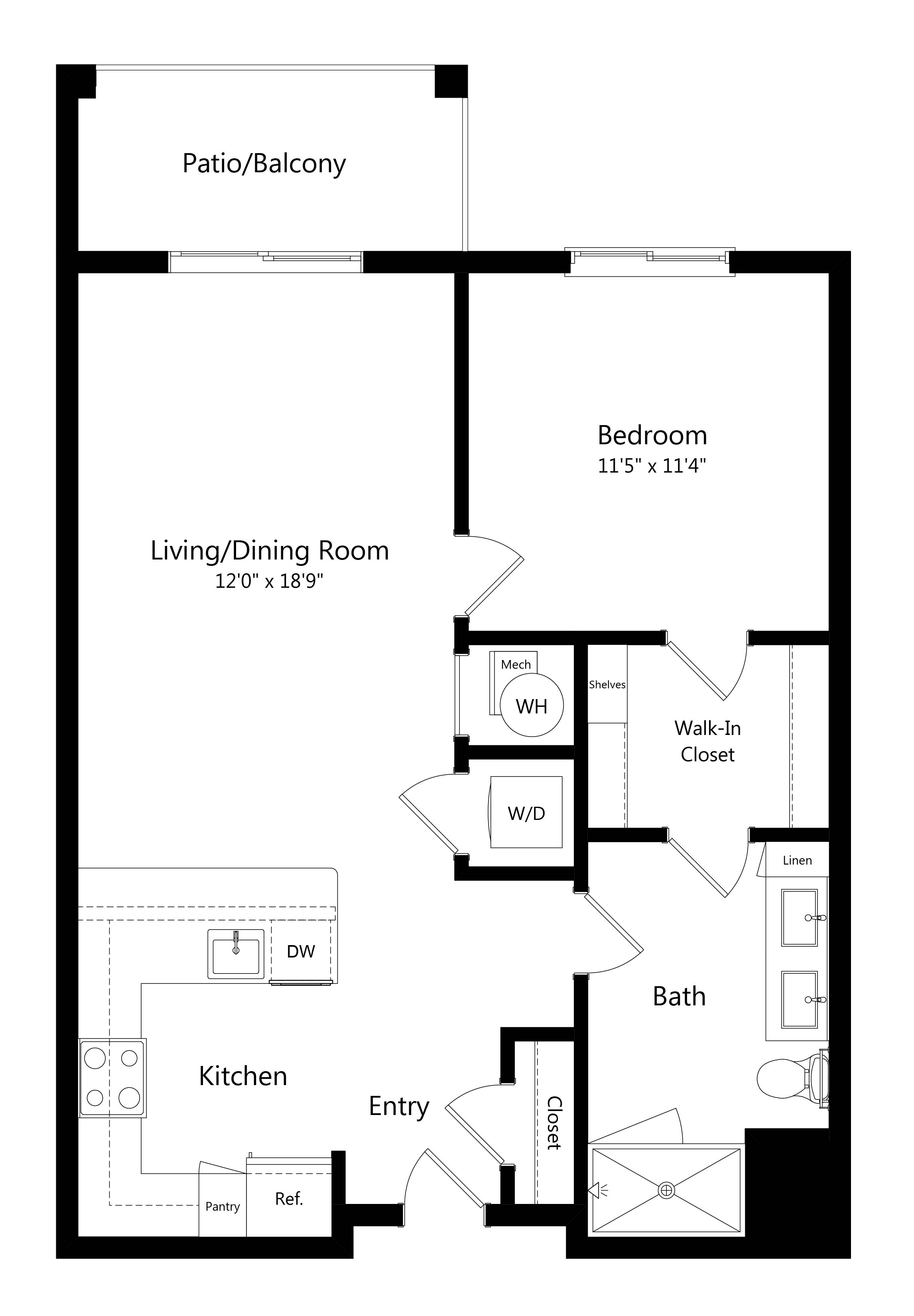 A1 floor plan