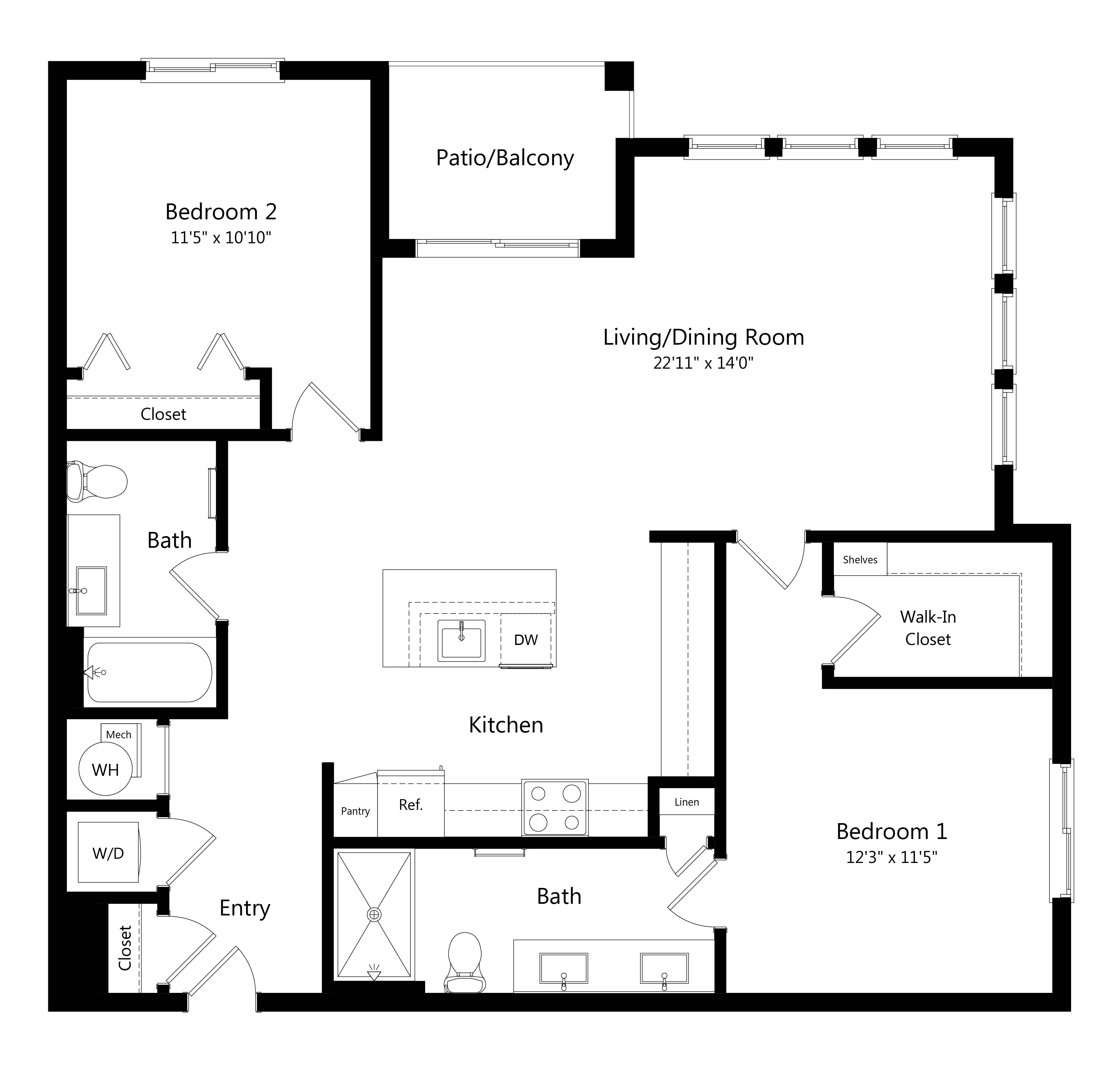 B2 floor plan