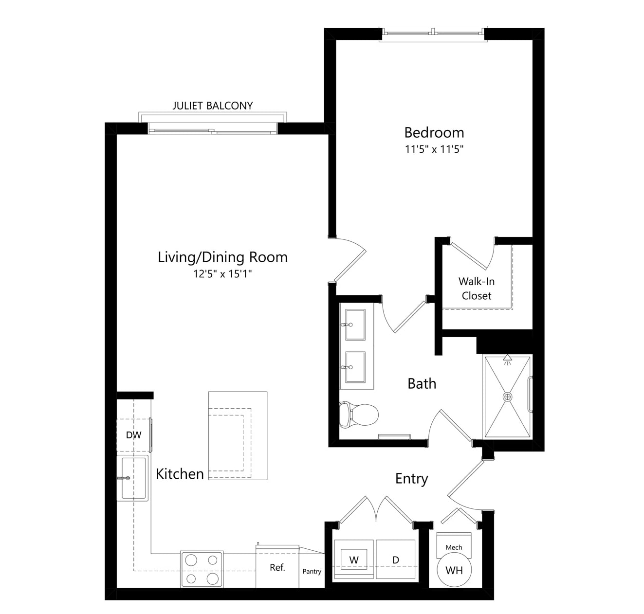 A1 floor plan