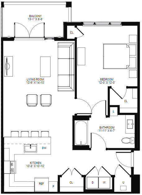 A1 floor plan